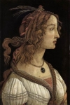 Боттичелли. Портрет молодой женщины. 1480