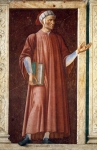 Данте на старинной фреске Андреа дель Кастаньо