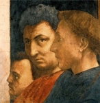 Фрагмент фрески «Святой Петр на престоле» из капеллы Бранкаччи. В