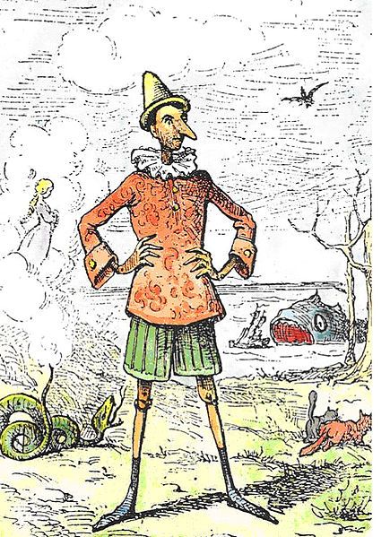 Иллюстрация Энрико Мацанти к книге приключения Пиноккио: история