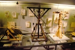 В музее можно увидеть действующие модели изобретений Леонардо